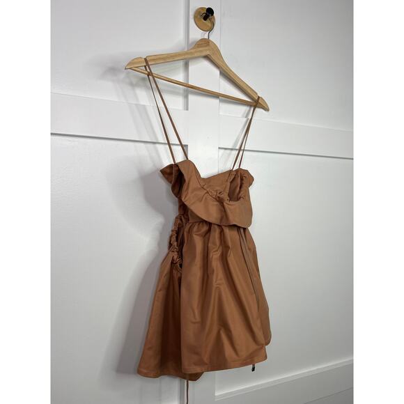 NWT Marissa Webb Spaghetti Strap Jayce Linen Laced Empire Top Amber Size: XS - Picture 3 of 8